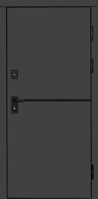 Товар Дверь Термо-Доор Тренд Графит(черная фурнитура) (квартира) DIS007545