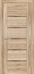 Товар Межкомнатная дверь X-22 Сан-Ремо Натуральный стекло Бронза