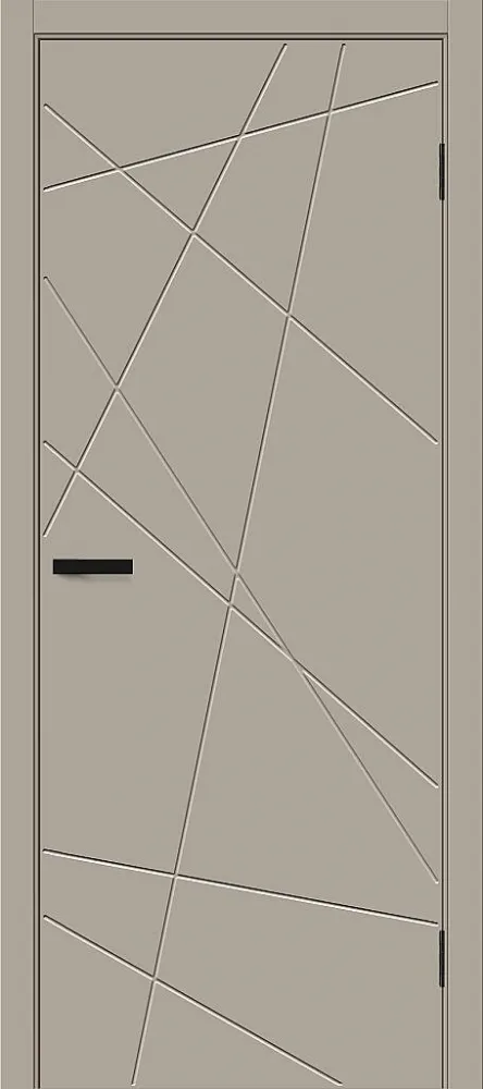 Межкомнатная дверь Граффити-5.Д.П Clay Silk BR6491
