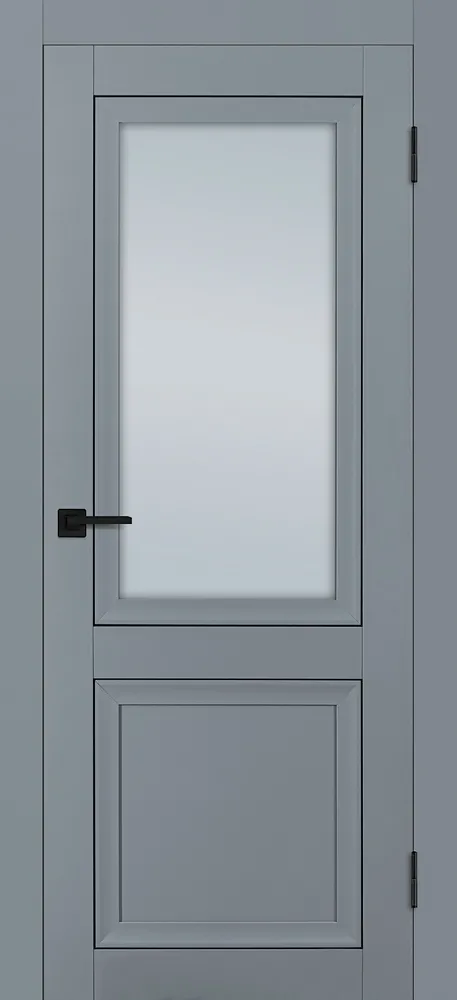 Межкомнатная дверь ПСТ-37 Серый матовый