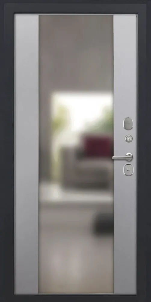 Товар Дверь ДвериПРО Росна Алиса (16мм, ПВХ Софт грей, зеркало) DPRO225800