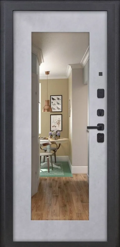 Товар Дверь ДвериПРО Модель Л-46 ФЛЗ-603 Бетон снежный DPRO222636